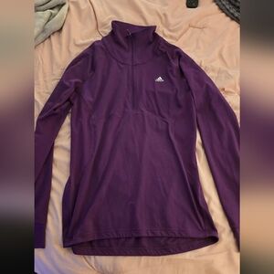 Adidas Women's Purple Long Sleeve Shirt